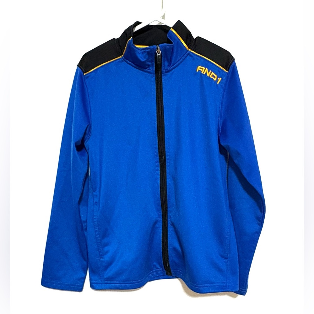 AND1 Kids Blue and Black Jacket